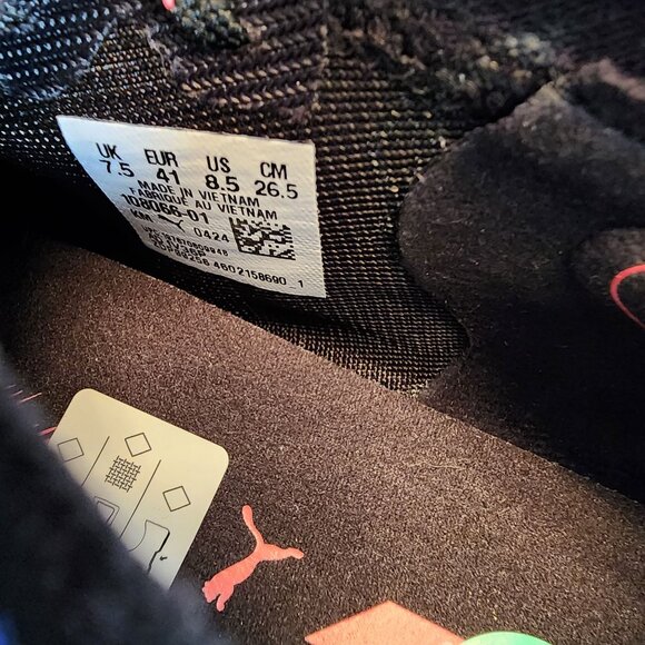 Puma Ultra 5 Ultimate Formula 1 Soccer Cleats Mens Size 8.5 Blk/Purple New $230 - Picture 9 of 9